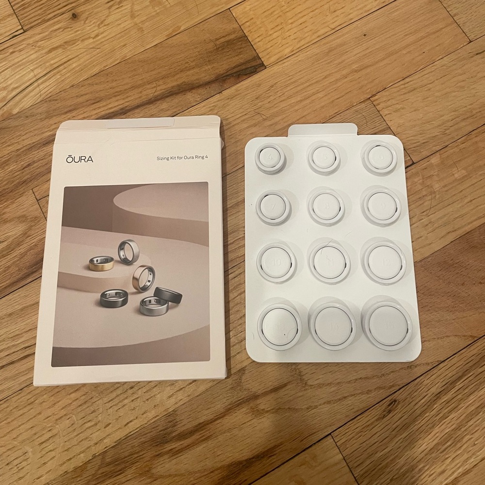Oura Ring Gen 4 Sizing Kit | sizes 4-15